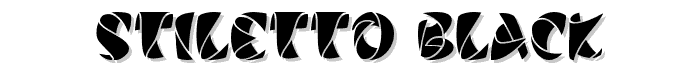 Stiletto Black font